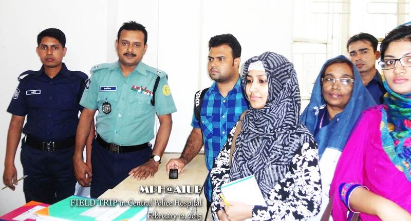 MPH Field Trip at Central Police Hospital10