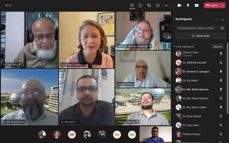 117th Academic Council Meeting of American International University-Bangladesh (AIUB)  held virtually