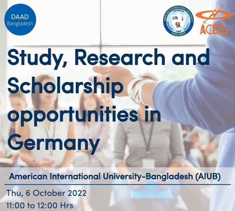Webinar on "E-Visits (Study, Research & Scholarship Opportunities in Germany)"