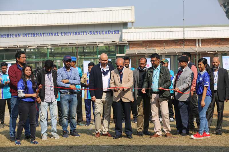 Opening of AIUB Intercollege Cricket Championship 2022