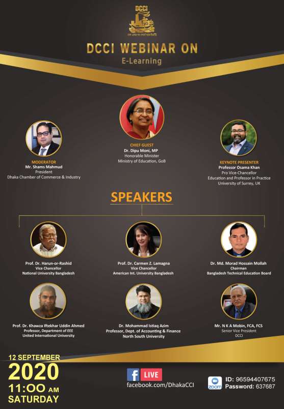 Webinar on “E-Learning” Organized by DCCI