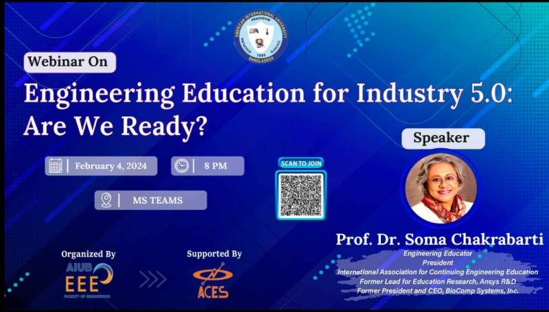 Webinar on “Engineering Education for Industry 5.0: Are We Ready?”