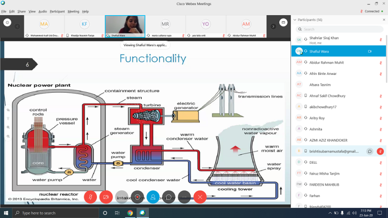 IEEE AIUB STUDENT BRANCH SUCCESSFULLY ORGANIZED A WEBINAR ON “WOMEN IN NUCLEAR POWER ENGINEERING”
