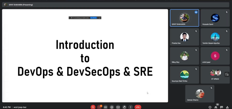 Seminar titled “Introduction to DevOps, SRE, and DevSecOps” by ACC