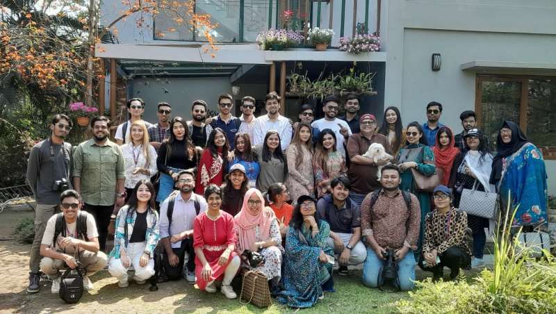 MMC Department's Daylong Photography Workshop at Panchaboti Garden