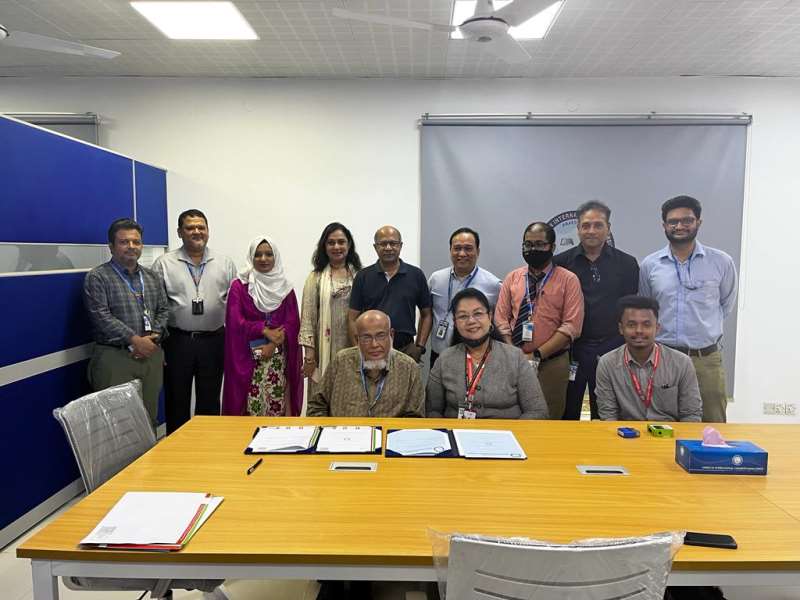 FBA arranged MoU between AIUB and PAP International Ltd