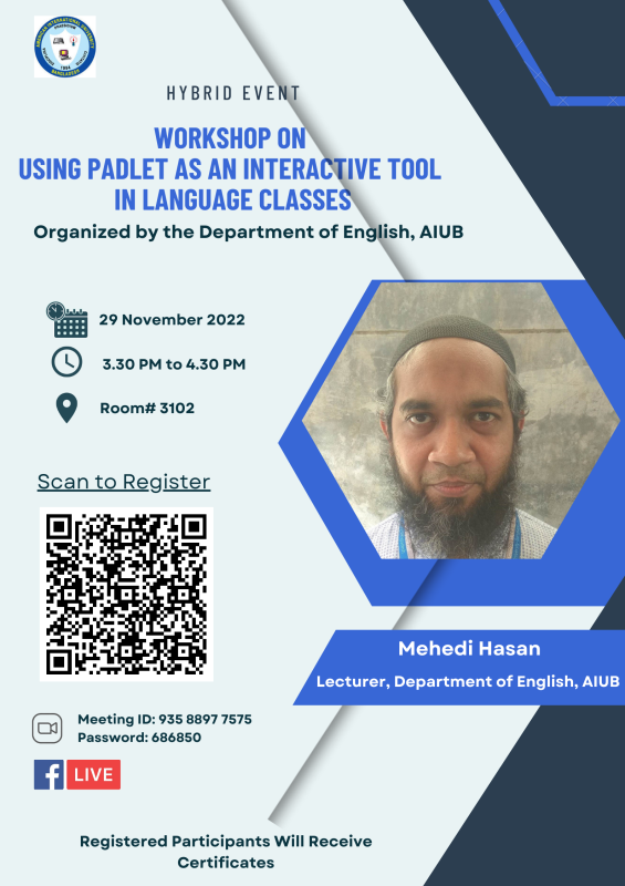 Pedagogy Workshop in the Department of English