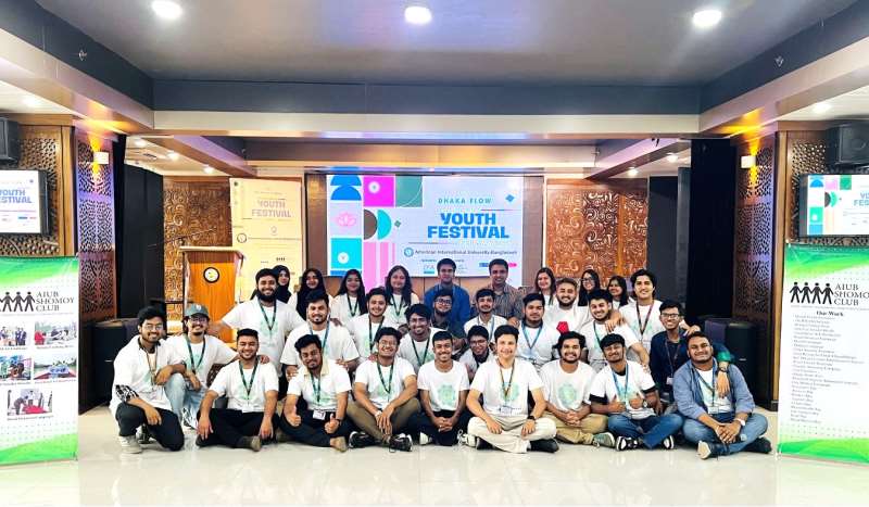 AIUB Hosts the Second Youth Festival 2025 in Collaboration with Dhaka Flow