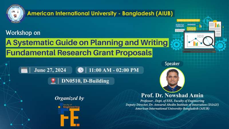 Workshop on “A Systematic Guide on Planning and Writing Fundamental Research Grant Proposals”