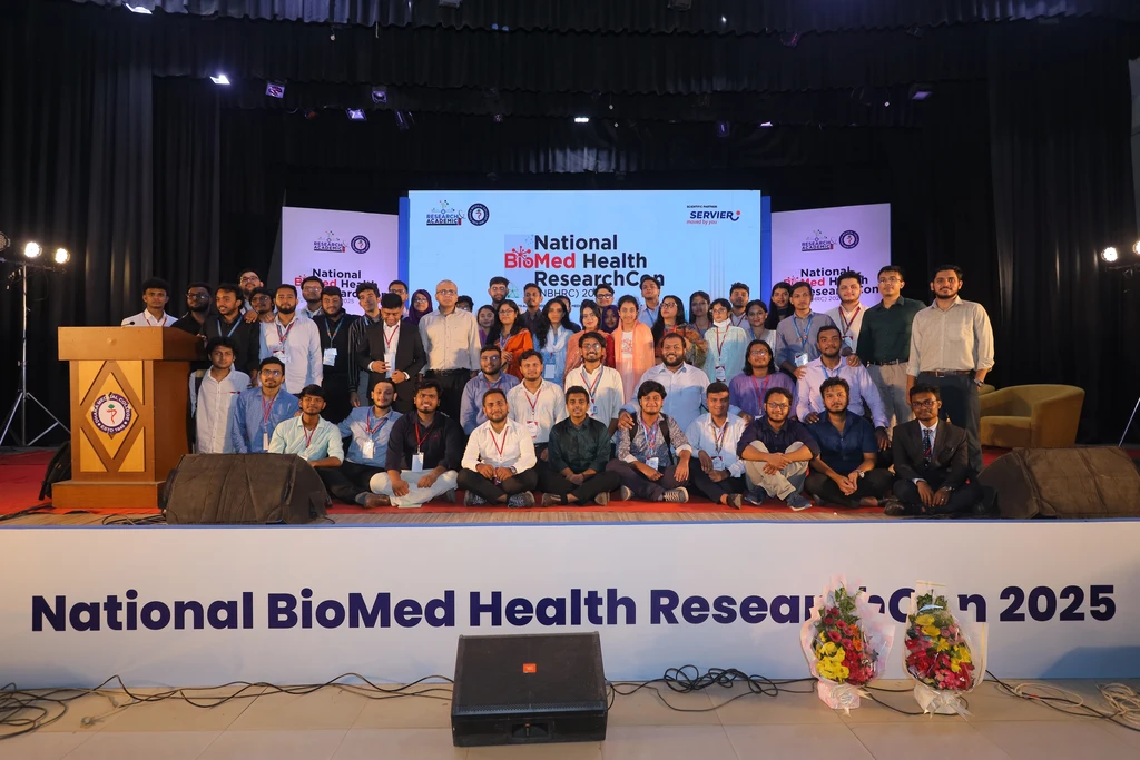 AIUB Students Achieve Outstanding Success at the 1st National BioMed Health ResearchCon 2025