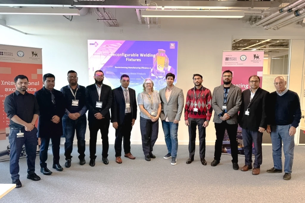 AIUB Faculty at the Training Program for Digital Manufacturing under the British Council’s TNE Exploratory Grant in Birmingham City University, UK.